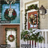 Myfolrena Adjustable Wreath Hanger (Bronze-1 Pack) - Stainless Steel Door Hanger for Front Door, 20lb Capacity