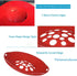 Silicone Boil Over Spill Stopper Lid - FDA Food Grade, BPA-free Instant Pot Cover Fits Openings 6" to 10" (Red)