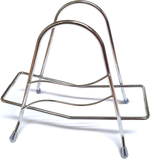 Stainless Steel Wire Cutting Board Storage Rack, Organizer Stand for Kitchen (Triangle)