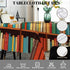 Swono 52x 70 Inch Book Shelf Tablecloth Retro Bookshelf Literature Books Rectangle Table Cloth Washable Plaid Table