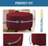 Ottoman Cover Stretch Ottoman Slipcover Round Ottoman Storage Cover Folding Stool Covers Furniture Protector Cover