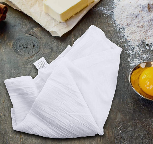 24"x24" (12 Pack) 100% Simpli-Magic Flour Sack Kitchen Towels Cotton, Lint-Free, High Absorbent Tea Towels Perfect