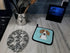 Caroline's Treasures BB1177PTHD Checkerboard Blue Beagle Pair of Pot Holders, Kitchen Heat Resistant, 7 1/2 x 7 1/2