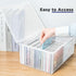 Plastic CD Storage Box, Store 40+ CDs, Clear CD DVD Storage Case by CollectHall