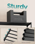 4-Tier Closet, 11.8 17.7 26 Inches, ULSA114BH01 SONGMICS Shoe Rack for Compact Metal Shoe Organizer Shelf for Entryway