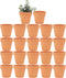 Yishang 3 Inch Small Terracotta Clay Pots, Pack of 22 Mini Hand Craft Nursery Plant Pot for Home Garden