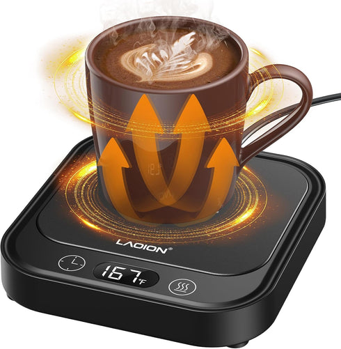 LAOION Mug Warmer - 40W Coffee Cup Warmer for Desk with Auto