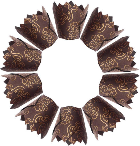 150pcs Tulip Cupcake Liners Baking Cups, Grease-Proof Paper Cupcake Wrappers for Parties