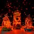 12 Pack 7 20 Orange Halloween Lights Battery Operated String Lights Feet Led Fairy Lights Waterproof Mini Lights Silver