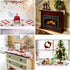 OurWarm Christmas Table Runners, Embroidered Poinsettia Holly Leaf Table Linens, 15 x 70 Inch