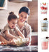 Monrocco 50 Pack 5 oz Plastic Dessert Cups with Lids and Spoons, Small Parfait Yogurt Pudding Cups with Lids for Party