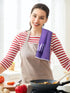Bencailor 4 Pcs Decorative Sunflower Kitchen Towels, Funny Absorbent Dish Towels, Buffalo Plaid Tea Towels,