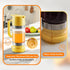 9 OZ Aelga Glass Honey Dispenser No Drip - Honey Pot Honey Jar with Handle - Maple Syrup Dispenser