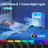 USB Powered Air Conditioner Fan, 700ML Automatic Timing Portable Cooler Humidifier with 7 Color Night Light, 3 Wind