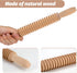 Beech Wood 7mm Fettuccine Pasta Cutter, Noodle Lattice Roller Docker Dough Cutter, Wooden Rolling Pin Kitchen Tool