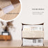 PU Leather Tissue Box Cover, Square Facial Paper Organizer Dispenser for Bathroom Vanity Countertop, Dresser, Office,