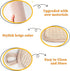 2 Pack XXL Large Microfiber Dish Drying Mat, 24*17 inch Absorbent Pad for Kitchen Countertops, Sinks (Beige)