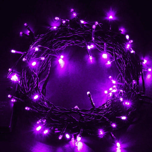 Super Z Outlet 30 Mini Bulb LED Fairy String Lights, 158" Long in Purple for Home Decoration, Christmas, Wedding