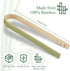 40 Pieces Mini Bamboo Disposable Tongs, 4 Inch Wooden Cooking Braces for Charcuterie Cooking Toast Bread