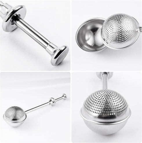 XVBITOR Stainless Steel Flour Sifter for Baking, One Handed Operation, Great Sieve for Quick Sifting Cakes and Spices