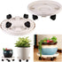 3 Packs Wheels13" Large Plant Caddy with Rolling Plant Stands Heavy-duty Plastic Plant Roller Base Pot Movers Plant