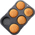 Silicone Hamburger Bun Mold 6 cavity loaf pan Non Stick Baking Pannon-stick pan easy to release household silicone food baking New Baking tool
