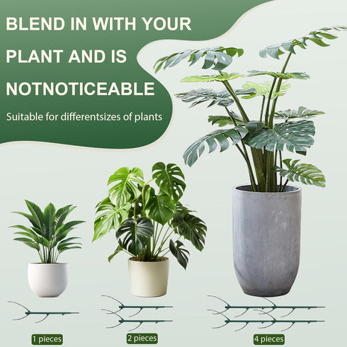 5 Pack 2025 (5 Pack) Stackable Monstera Plant Support, New Plant Stakes for Indoor and Outdoor Plants Use, Garden