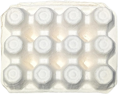 12 3x4 Packaging 25 Pack Vintage Egg Cartons for Large Eggs Classic Layout Durable Recycled Cardboard Farmhouse Style