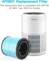 Air Purifier AP0601 Replacement Filters, 4-IN-1 High-efficiency HEPA Filter, 2 Pack