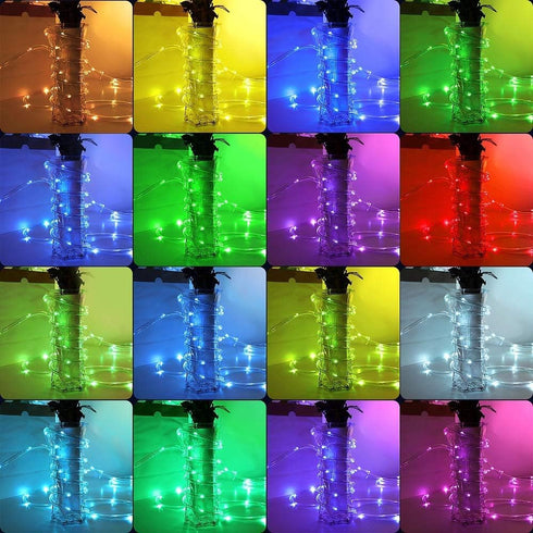 OMIKA 120 LED Rope Lights Plug in, 40ft Waterproof Outdoor String Light with Remote Timer for Party Decor