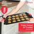 PERLLI 6-Piece Non-Stick Baking Pan Set, BPA-Free Carbon Steel Bakeware with Silicone Handles