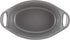 Rachael Ray Solid Glaze Ceramics Au Gratin Bakeware Set - 2 Piece, Oval Gray