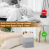 Extra Large Laundry Hamper 96L, Cotton Woven Storage Basket with Handles for Living Room, Gradient Grey