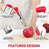 SCHVUBENR Premium Apple Corer Tool - Easy to Use and Clean - Sturdy Apple Core Remover with Sharp Serrated Blades