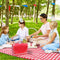 LRUUIDDE Oversize Picnic Beach Blanket, 80''x60'' Outdoor Waterproof Foldable, Sandproof Blankets Plaid Picnic