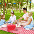 LRUUIDDE Oversize Picnic Beach Blanket, 80''x60'' Outdoor Waterproof Foldable, Sandproof Blankets Plaid Picnic
