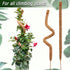 Soupiar 2-Pack 28" (13.2ft Bendable Moss Pole for Monstera, Rust-Free Aluminum Core Plant Support Stakes, Sturdy Stakes