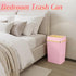 4 150 Counts Bathroom Trash Can with Lid Gallon Pink Trash Can Bedroom Trash Can Small Garbage Can with Trash Bags
