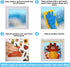 Thanksgiving Fall Window Clings Decorations, 10 Sheets Double Sided Stickers for Kids Home Office Classroom