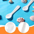 Set of 2 Caviar Spoons, Mother of Pearl Shell Spoon for Caviar, Egg, Ice Cream, Restaurant Serving