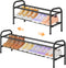 Gewudraw 2 Tier Shoe Rack, Shoe Organizer for Closet, 28 Metal Shelf