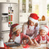 Christmas Refrigerator Handle Covers Set of 4, 3D Snowman Decor, Washable Fridge Door Handle Cover, Kitchen Christmas
