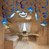 30PCS Shark Hanging Swirls Decorations - Summer Pool Under the Sea Party Supplies for Baby Shark Birthday