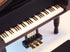 ANGEL MELODY Wooden Grand Piano Music Box Mechanism with Bench and Metal Pedal, Ring Storage Box Wind up You are My