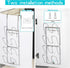 YQh The-Cabinet Pot Lid Organizer, Door Mounted Pot Cover Rack, 304 Stainless Steel Pot Lid Storage