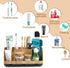 Bathroom Organizers and Storage, Detachable 7 Slots Kids Electric Toothbrush and Toothpaste Holder for Bathroom