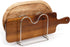 Stainless Steel Wire Cutting Board Holder, Kitchen Organizer with 2 Sections