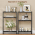 26.4" HET006BK1 Heybly Small Narrow Side Table for Small Space, Thin Bedside Table, Skinny End Table, Slim Sofa Table