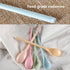 5Pcs Melamine Long Handle Mixing Spoon 7.2 Inch, Coffee Spoons Colorful Plastic Latte Machiatto, Tall Iced Tea, Ice Cream Sundae, Cocktail, Hot Chocolat Stirring Longdrink Spoons