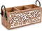 Mango Wood Utensil Drawer Organizer, Silverware Tray for Flatware Cutlery (11" x 4" x 4.5")